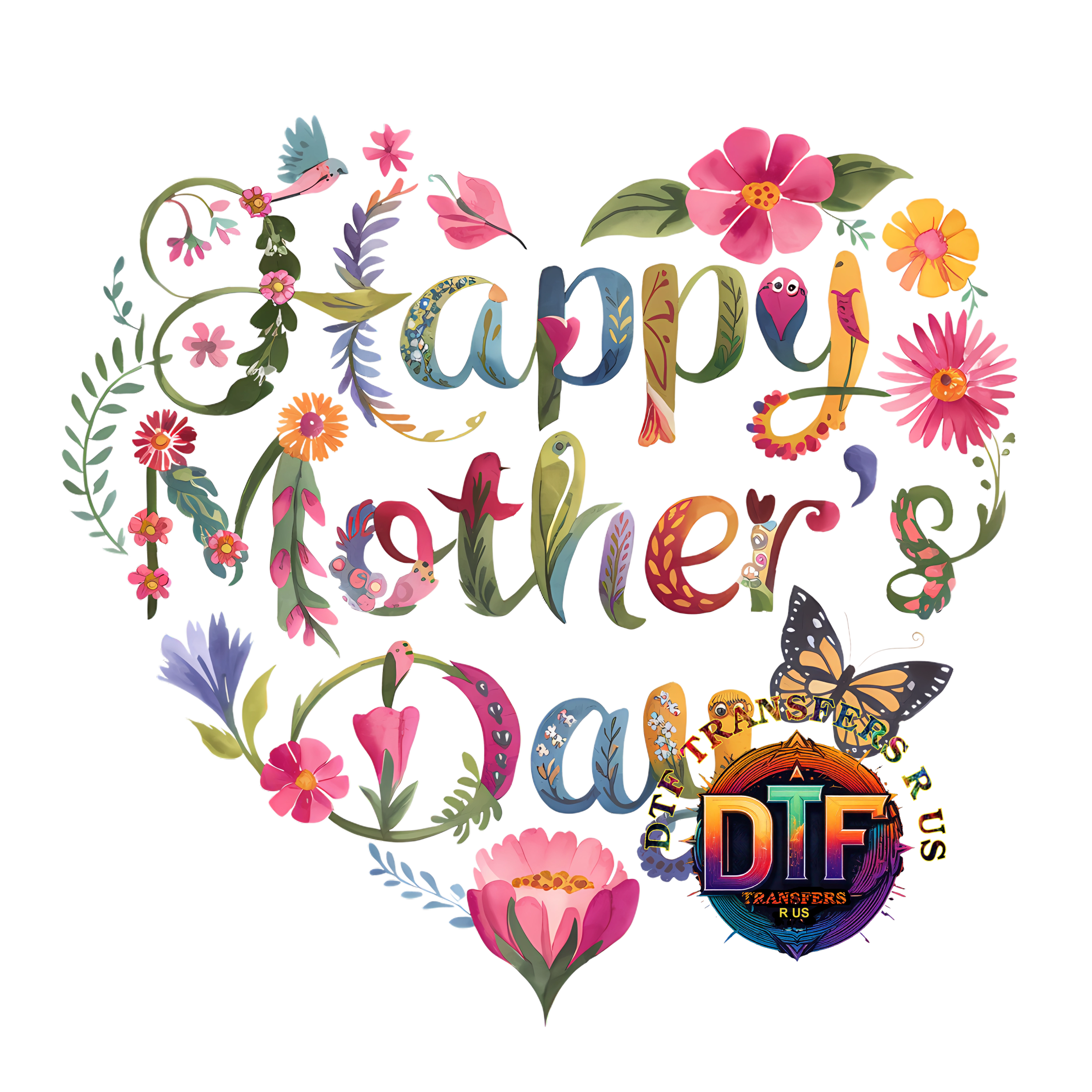 Mothers Day DTF Transfers