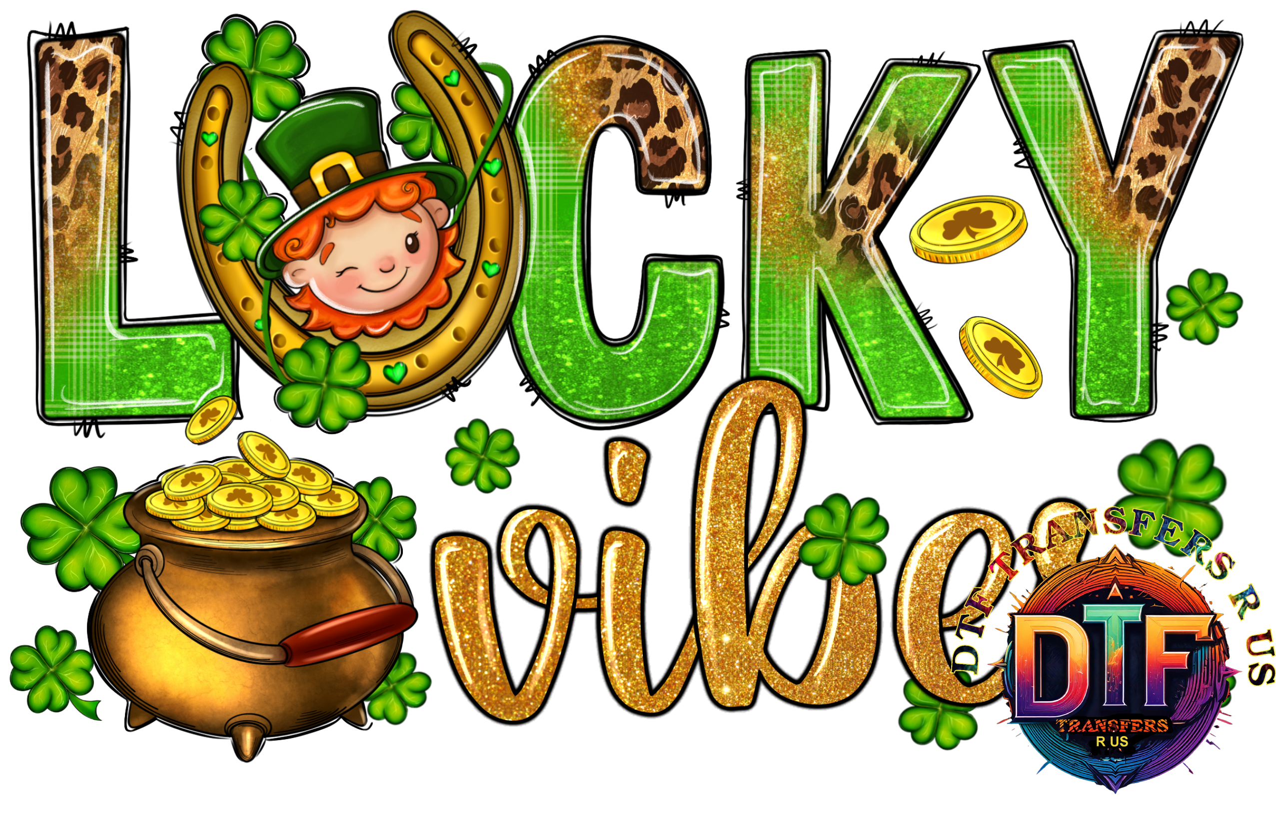 St. Patrick's Day DTF Transfers