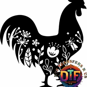 Colorful DTF Transfers R Us logo.