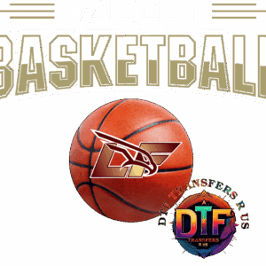 Falcon basketball logo with colorful emblem.