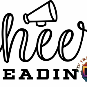 Colorful DTF Transfers Plus logo on black.