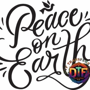 Peace on Earth" text with colorful logo.