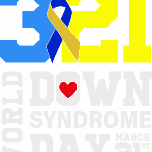 World Down Syndrome Day, March 21st logo.