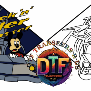 Mickey Mouse on Rock 'n' Roller Coaster.