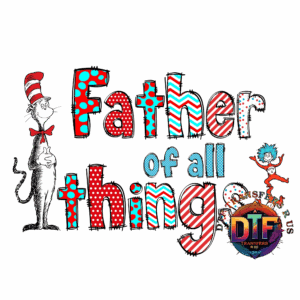 Cat in Hat with "Father of All Things".