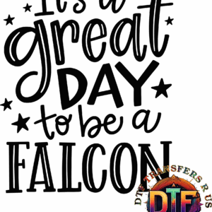 Great day to be a Falcon text.