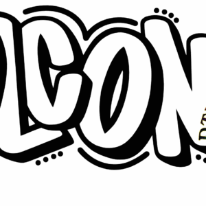 Colorful DTF Transfers R Us logo design.