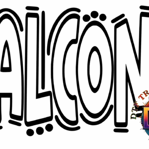 Colorful DTF Transfers R Us logo design.