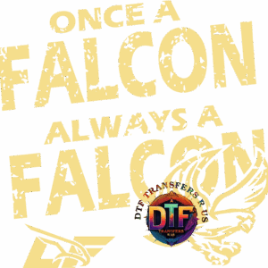Once a Falcon, Always a Falcon text.