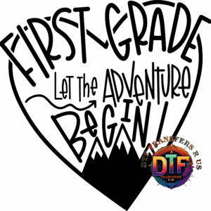 Colorful DTF Transfers Plus logo design.