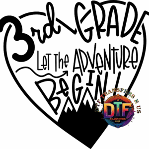 Colorful DTF Transfers Plus logo design.