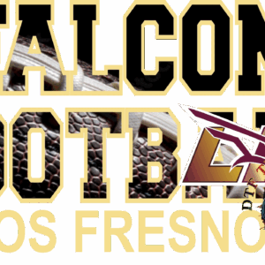 Falcon Football Los Fresnos logo design.