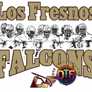 Los Fresnos Falcons football team illustration.