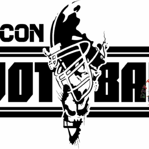 Colorful logo on a black background.